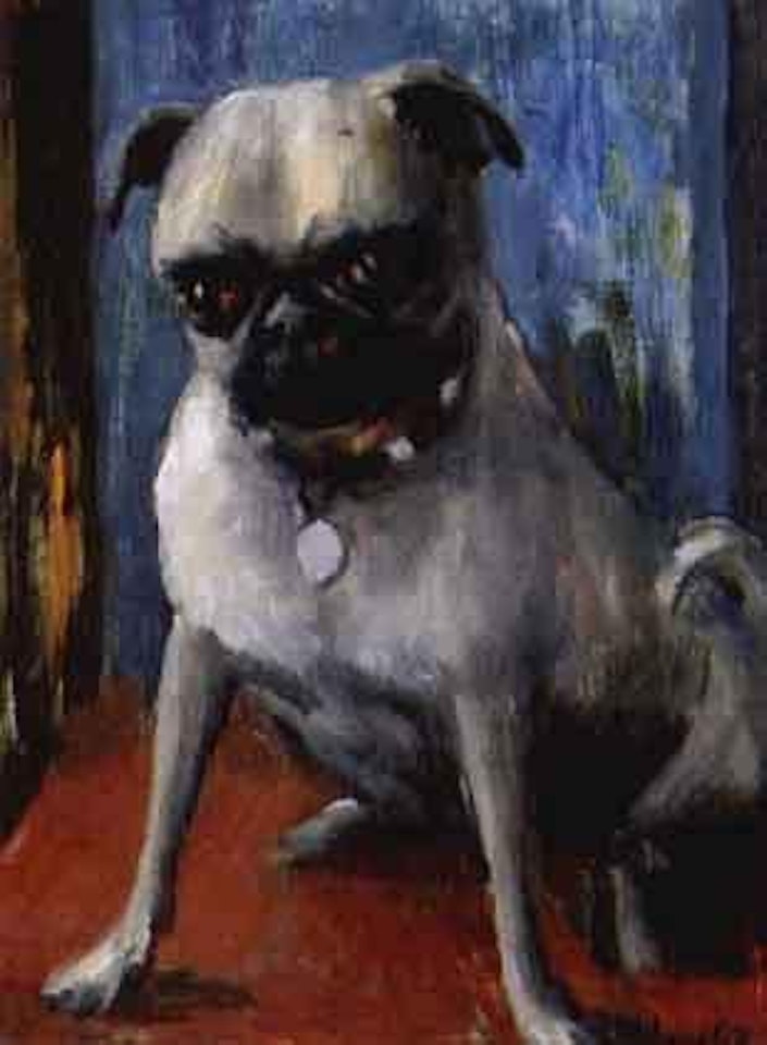 Pug by Margaret Hannah Olley