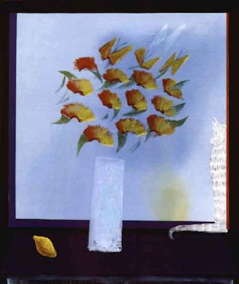 Flowers to butterflies by Charles Blackman