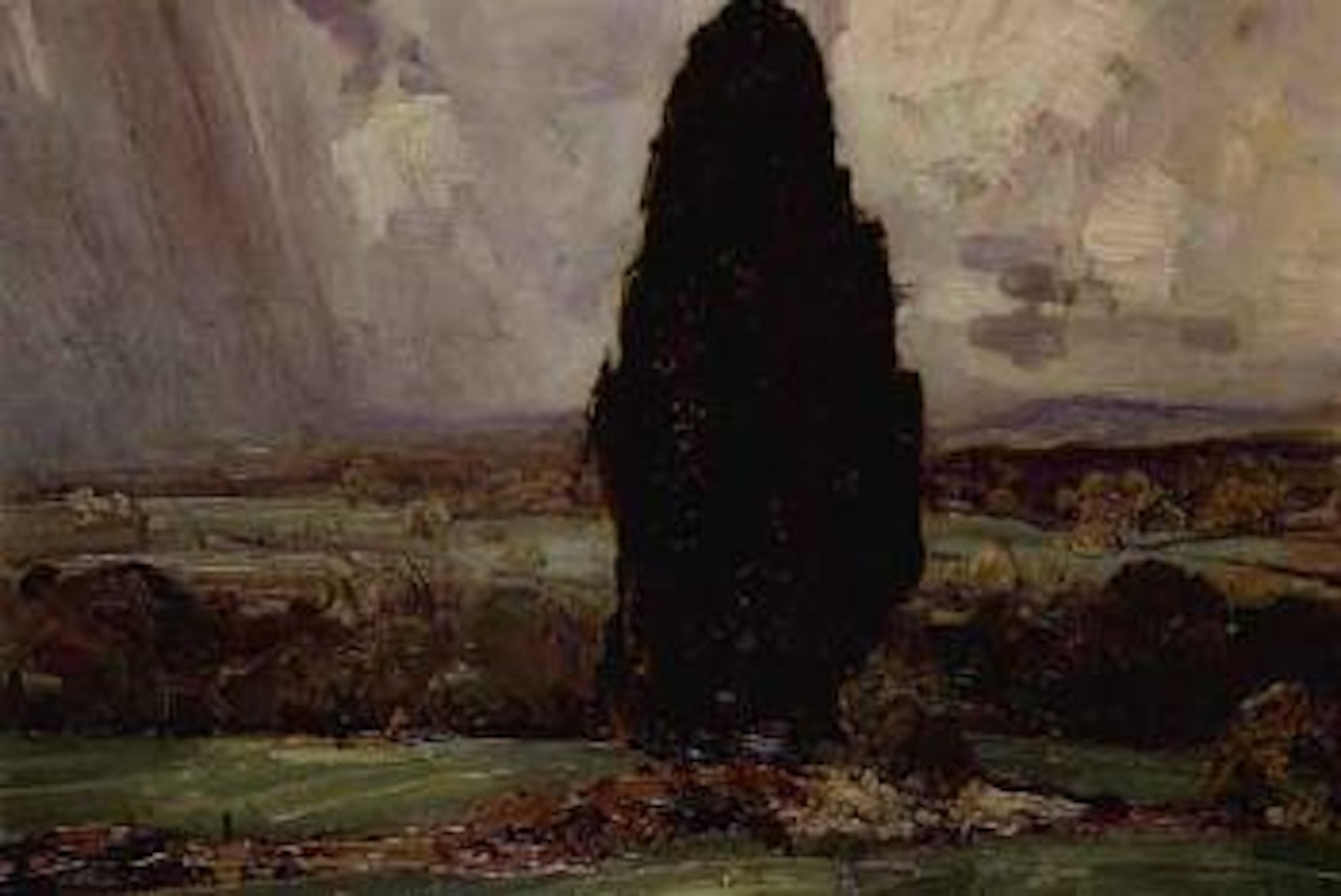 View from Tanhurst, Leith Hill Surrey by Arthur Ernest Streeton