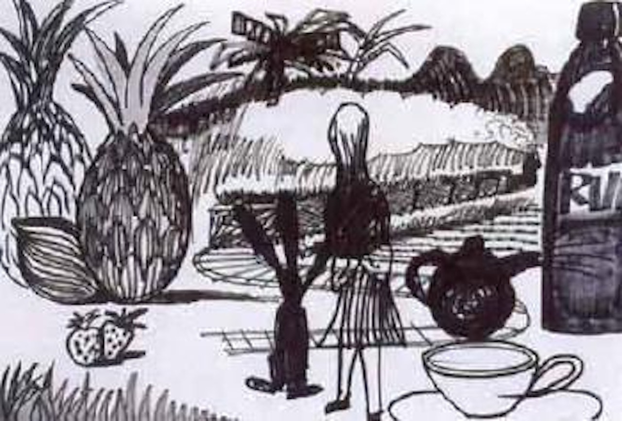 Alice and rabbit by Charles Blackman