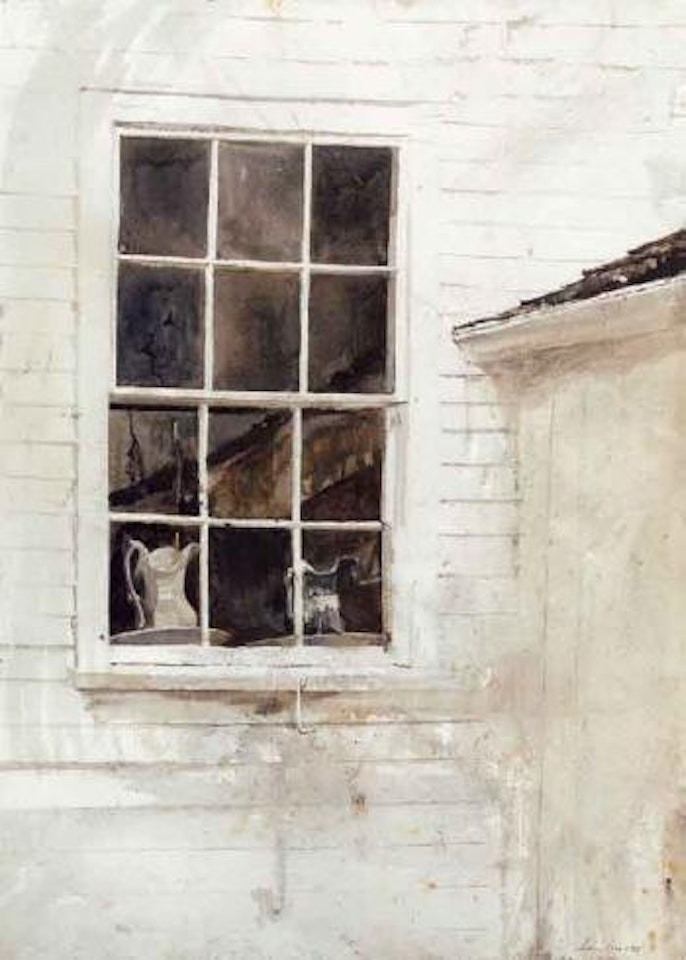 Pantry window by Andrew Wyeth