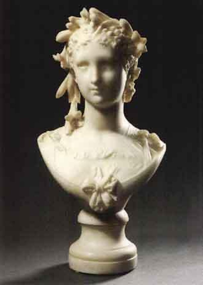 Fantasy bust of a woman by Albert-Ernest Carrier-Belleuse