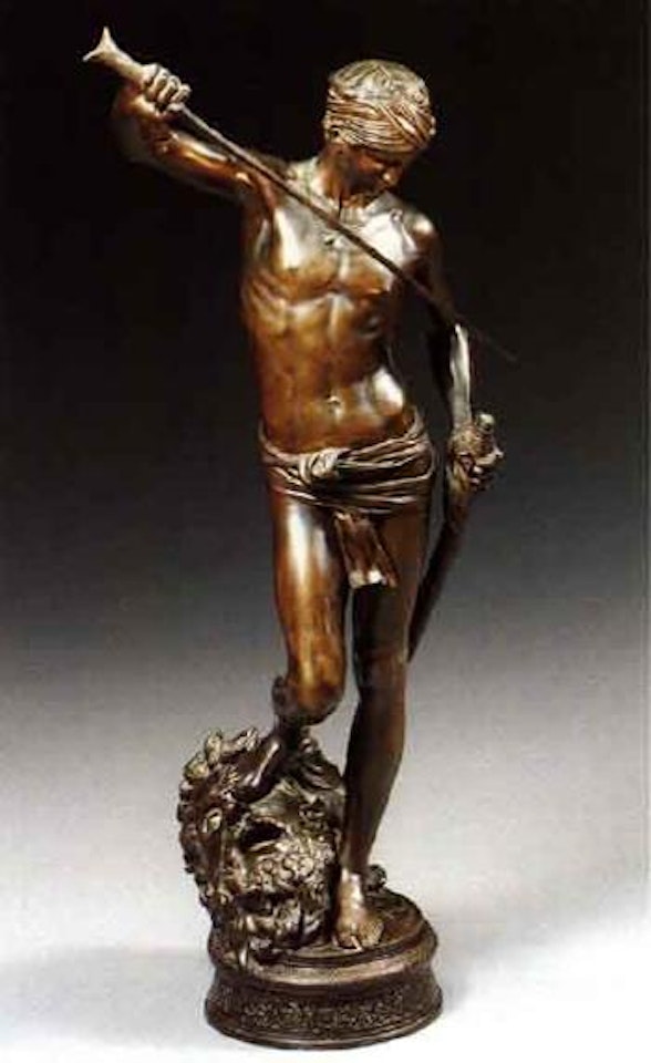 David apres le combat by Marius Jean Antonin Mercie