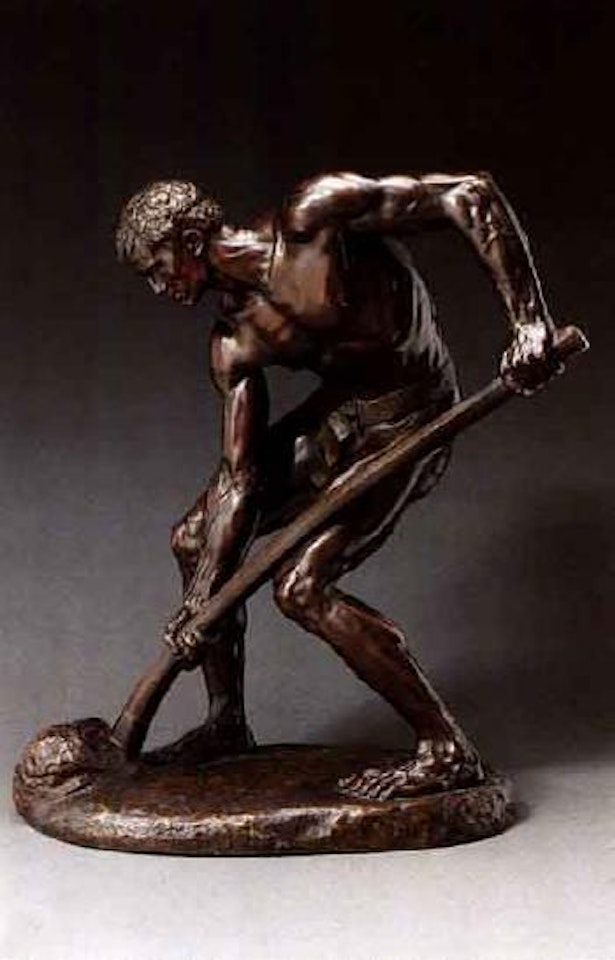 Le terrassier - Navvy by Alfred Boucher