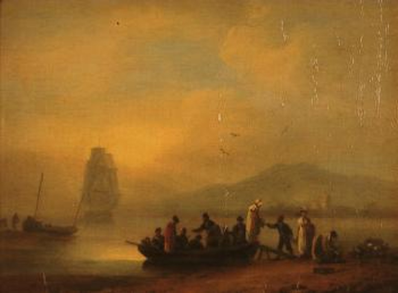 Market boat by Thomas Luny