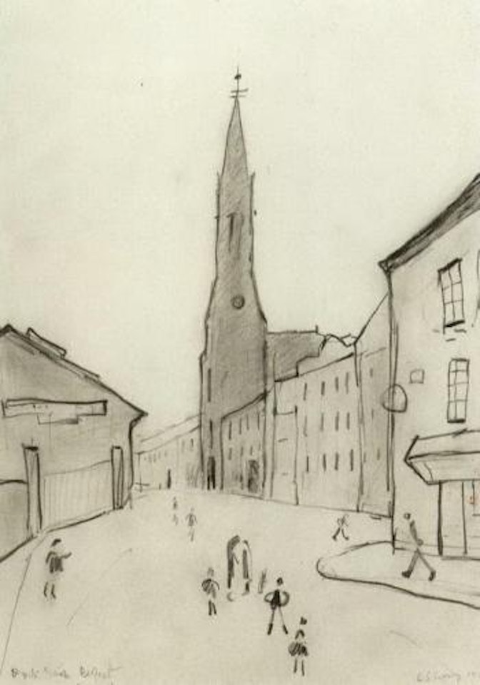 Dock street, Belfast by Laurence Stephen Lowry