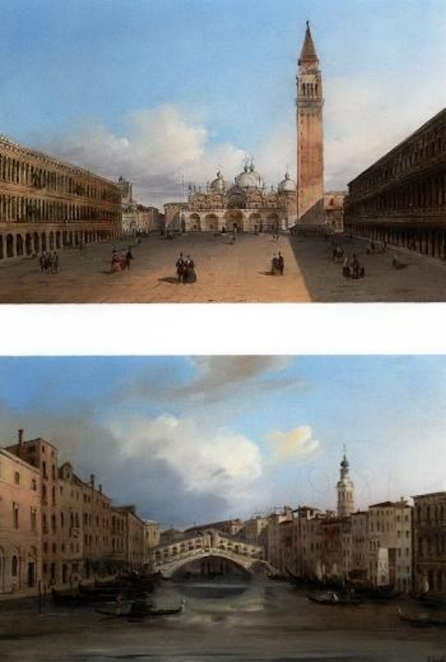 Piazza San Marco. Ponte di Rialto, Venezia by Carlo Grubacs