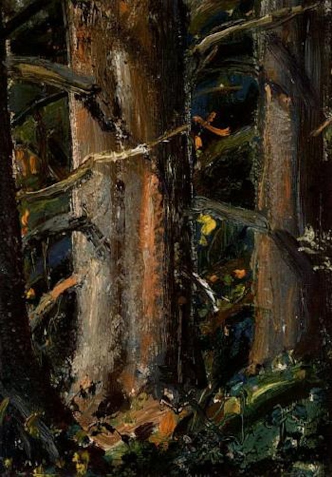 Spruce forest, BC by Arthur Lismer