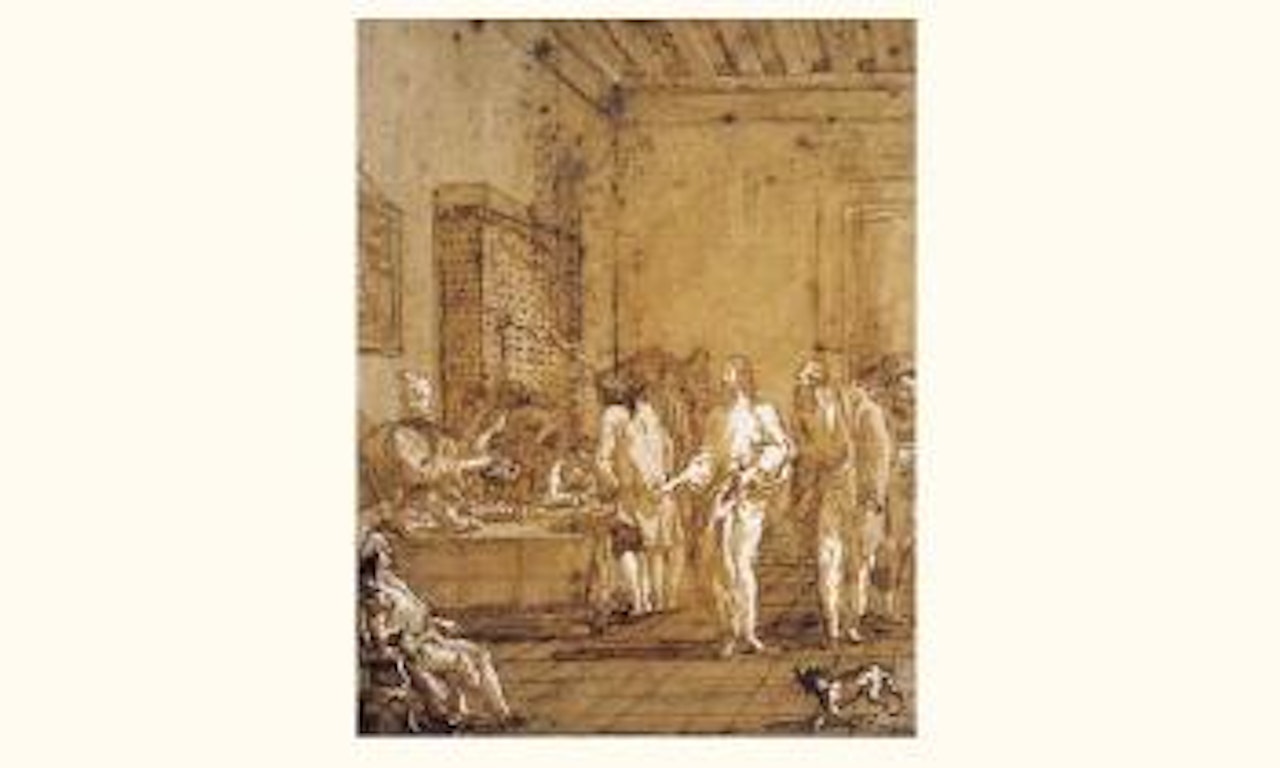 Saint Matthew's call by Giovanni Domenico Tiepolo