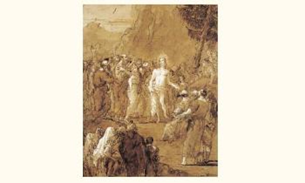 Christ appearing to His disciples by Giovanni Domenico Tiepolo