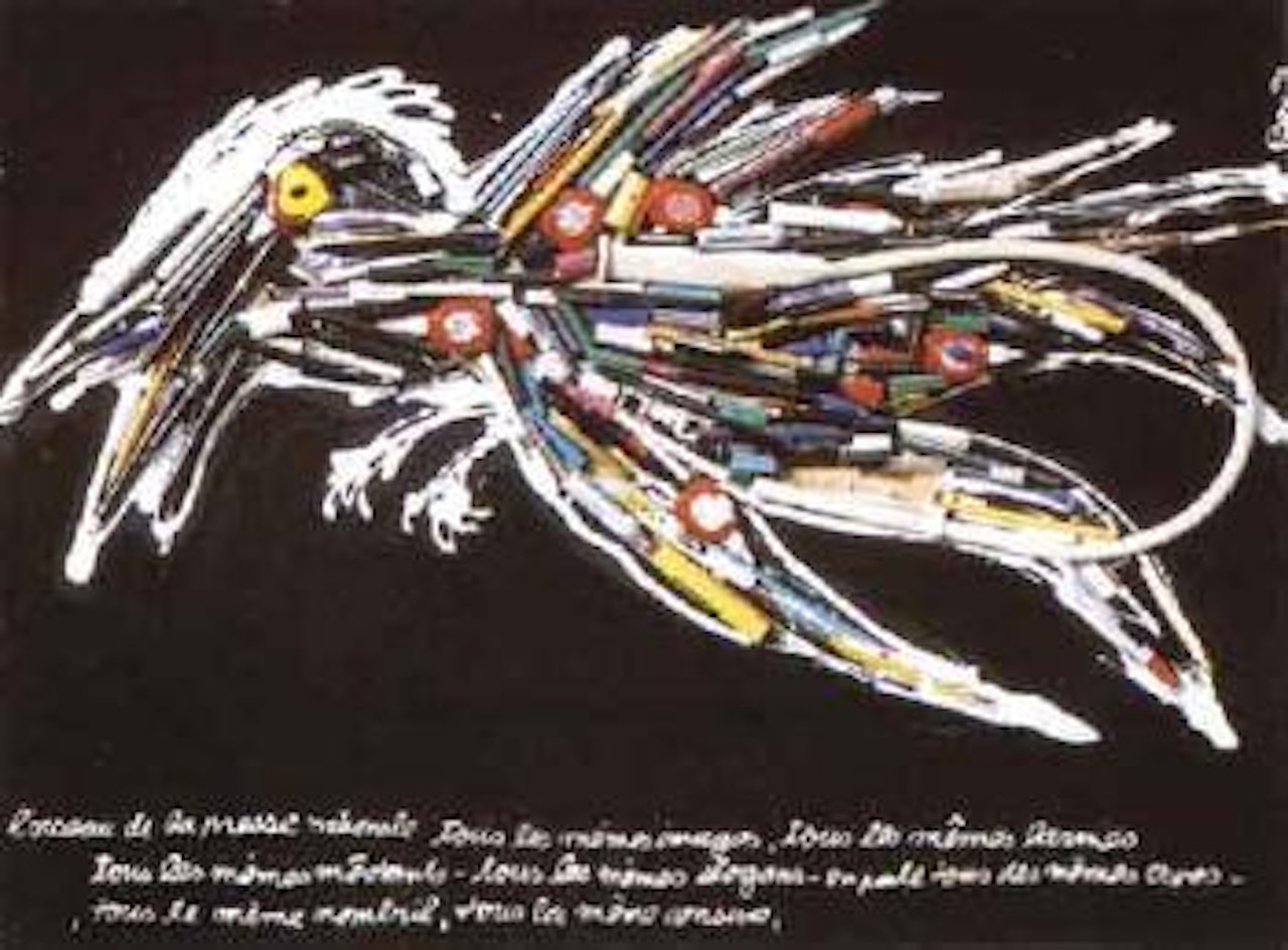 L'oiseau de la presse nationale by Ben Vautier