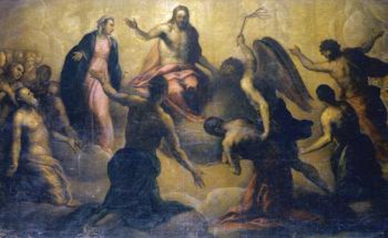 Christ at the Last Judgement by Jacopo Palma il Giovane