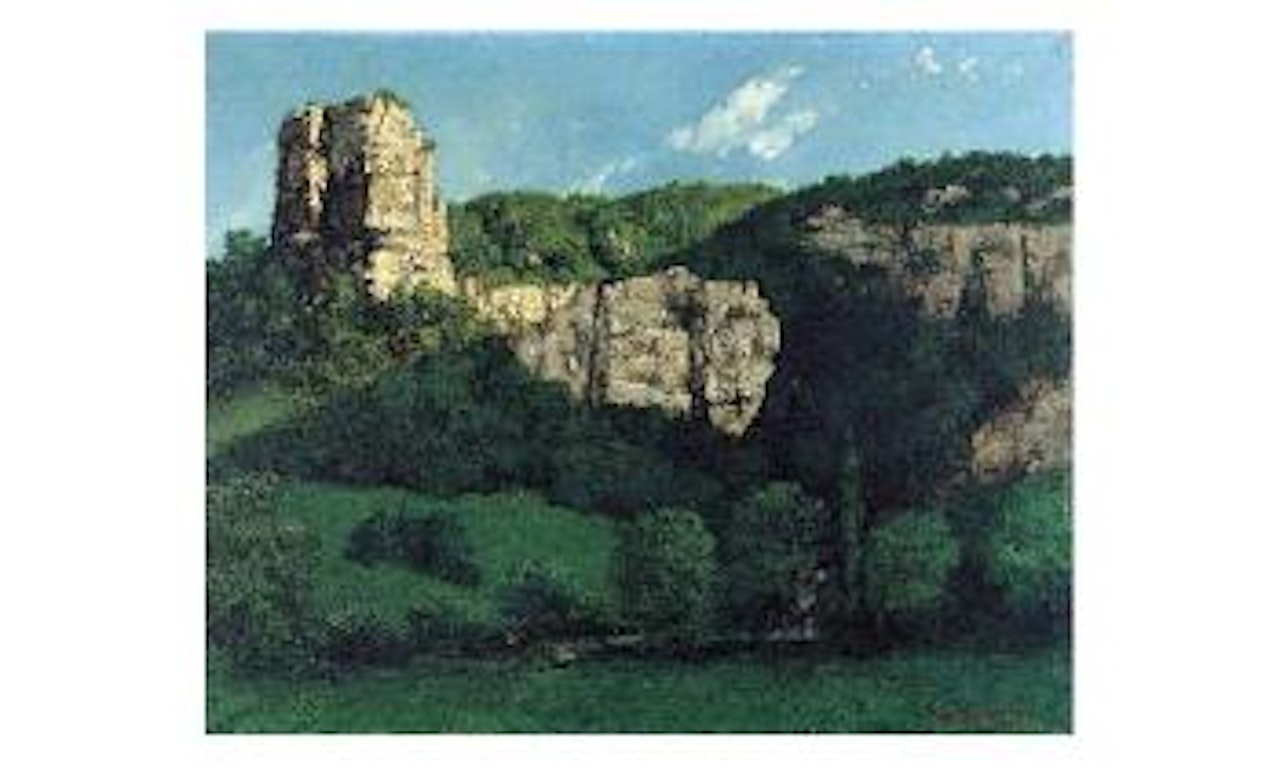 Paysage dans les vaux d'Ornans by Gustave Courbet