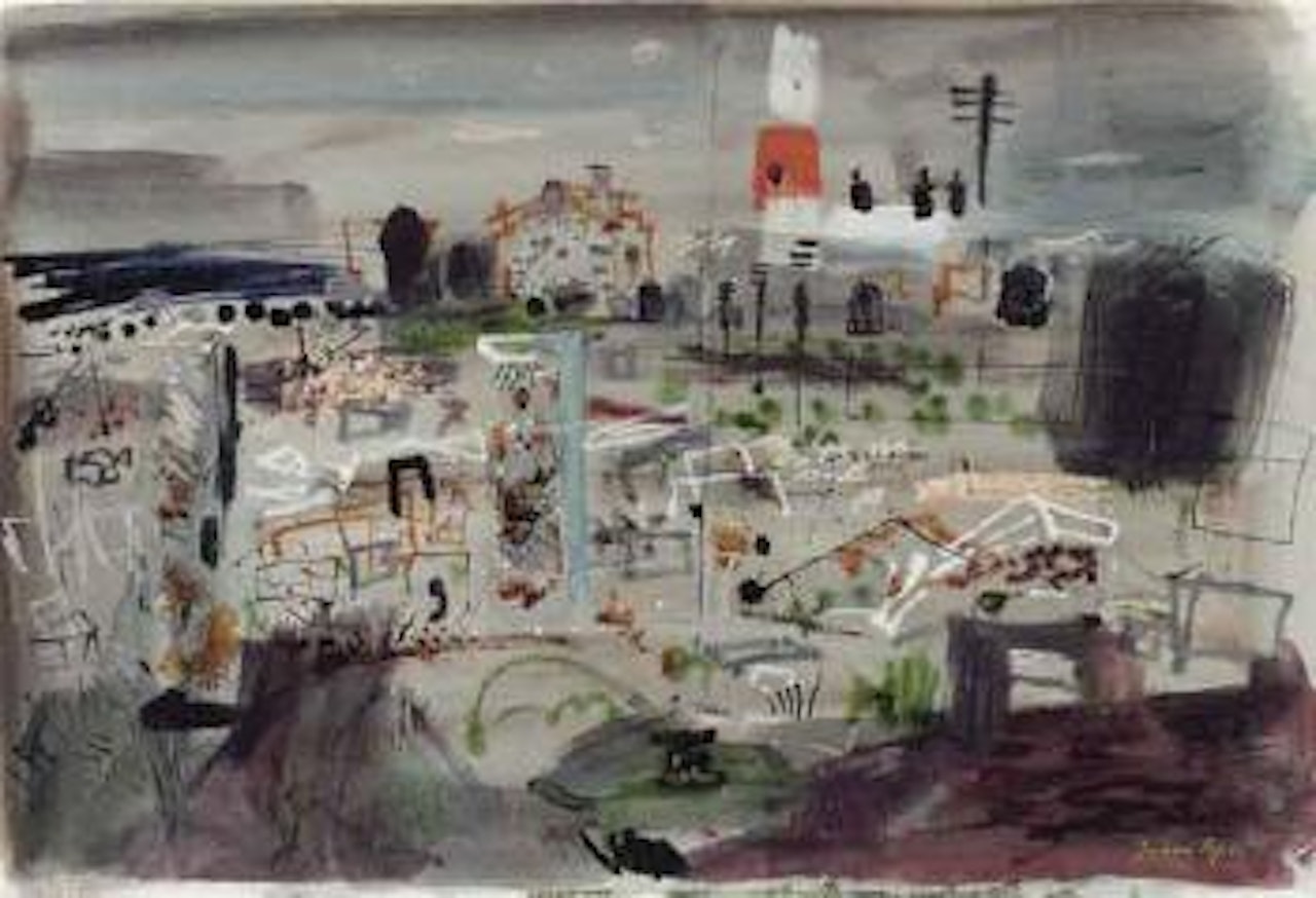 Portland lighthouse, Dorset by John Piper