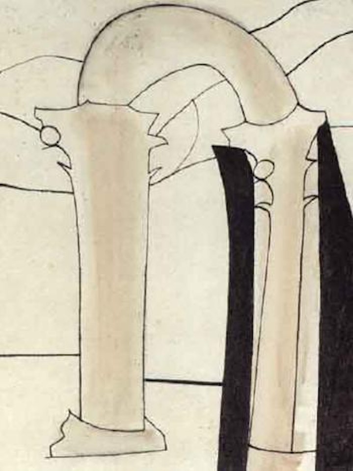 Green arch by Ben Nicholson, O.M.
