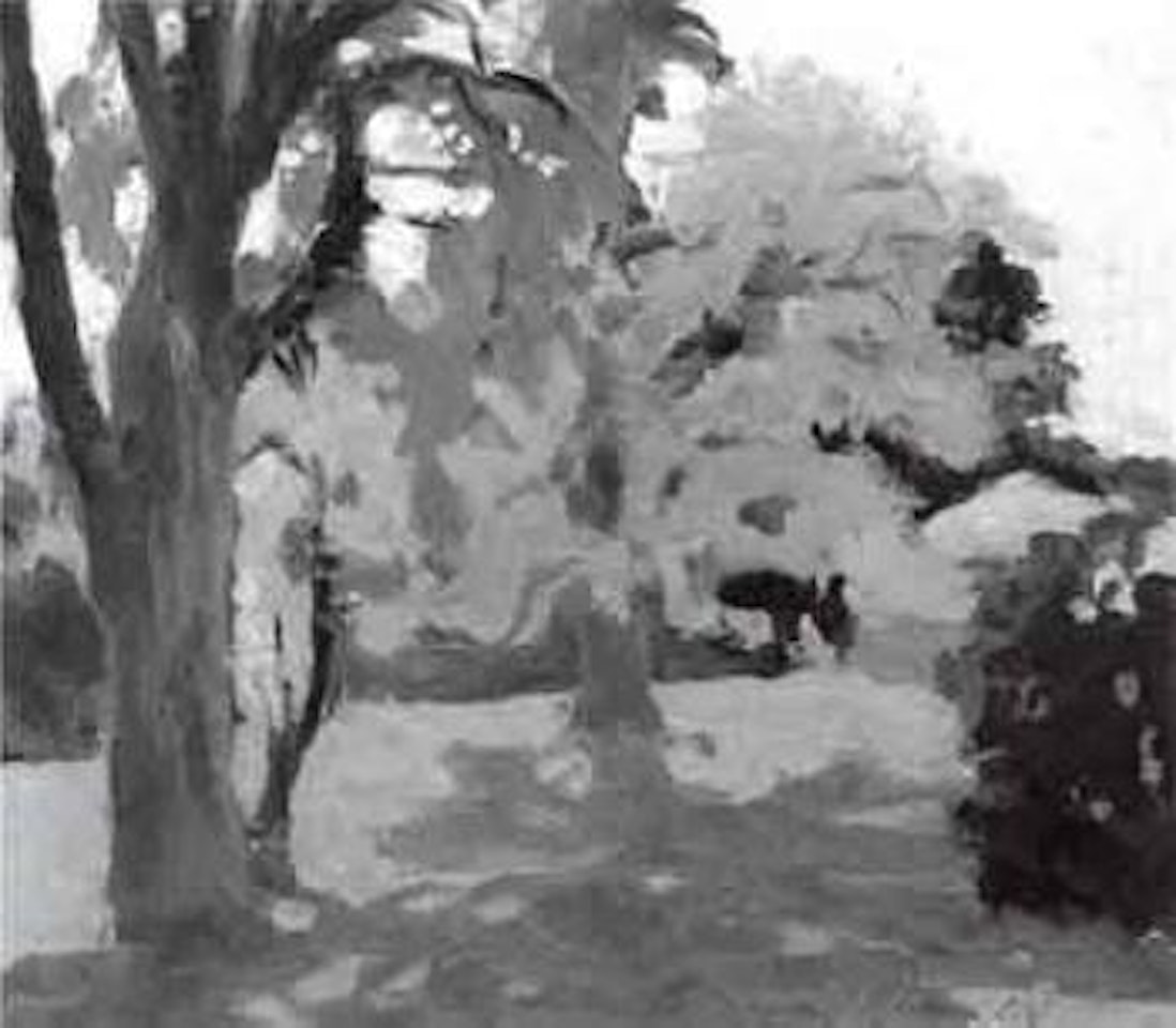 Trees in spring by Fairfield Porter
