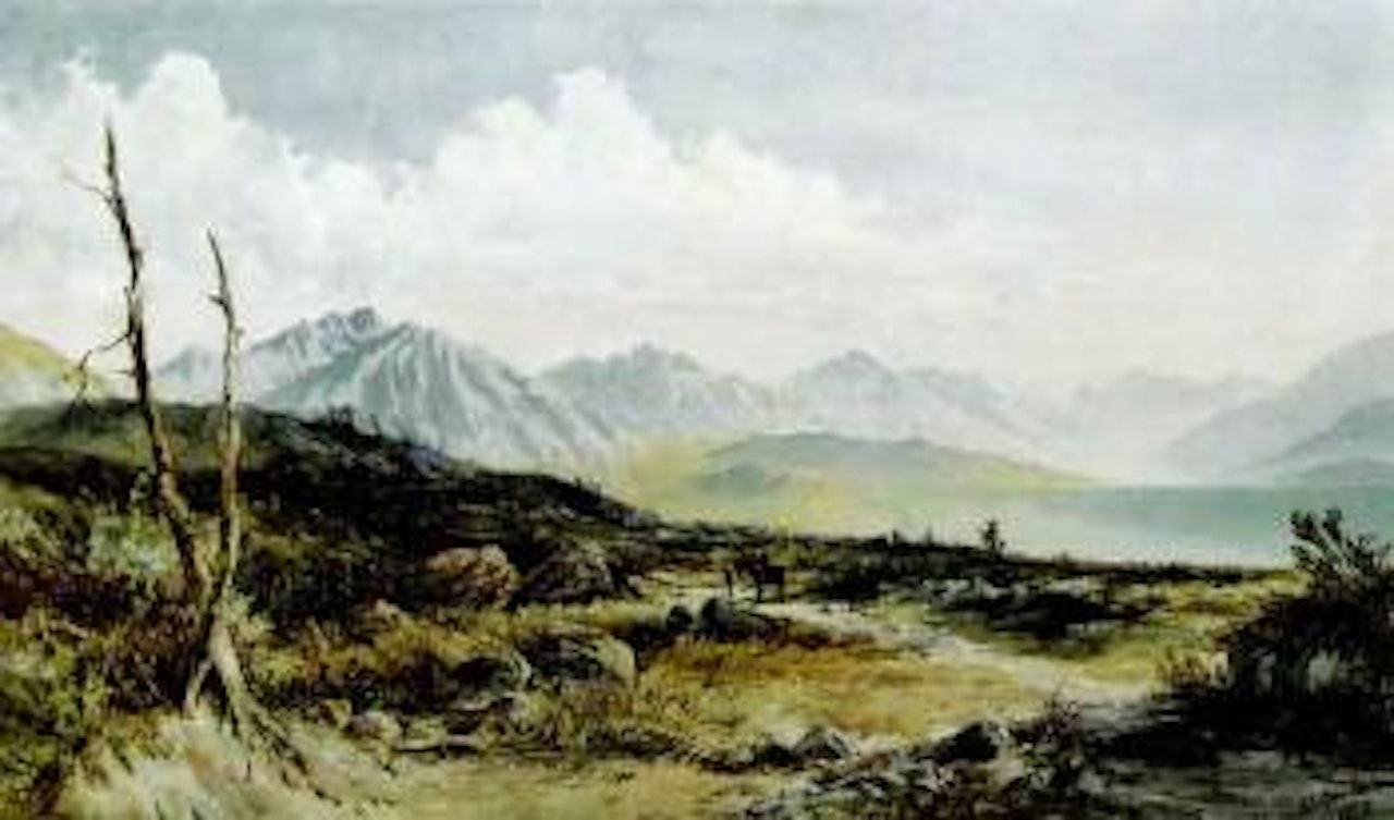 Lake Wakatipu by Charles Decimus Barraud
