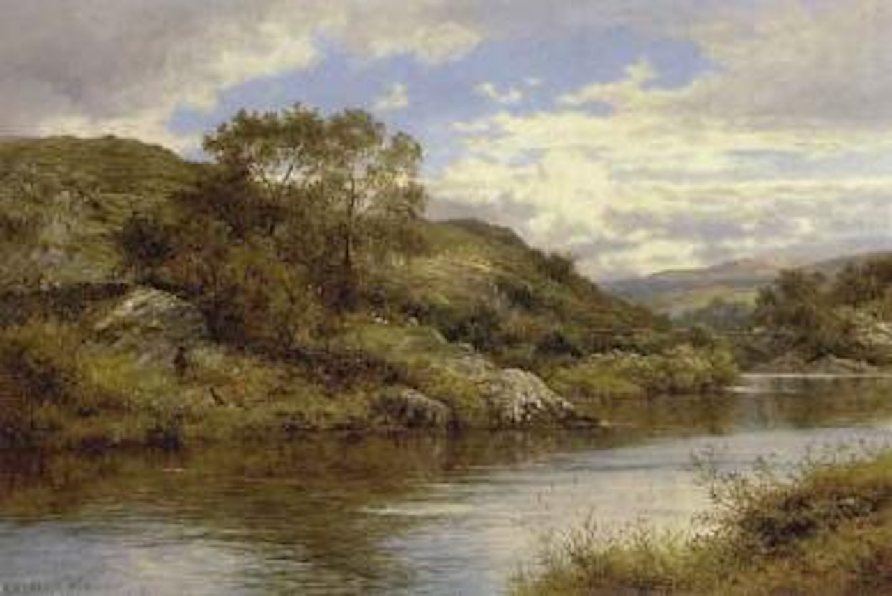 On the Lledr by Benjamin Williams Leader