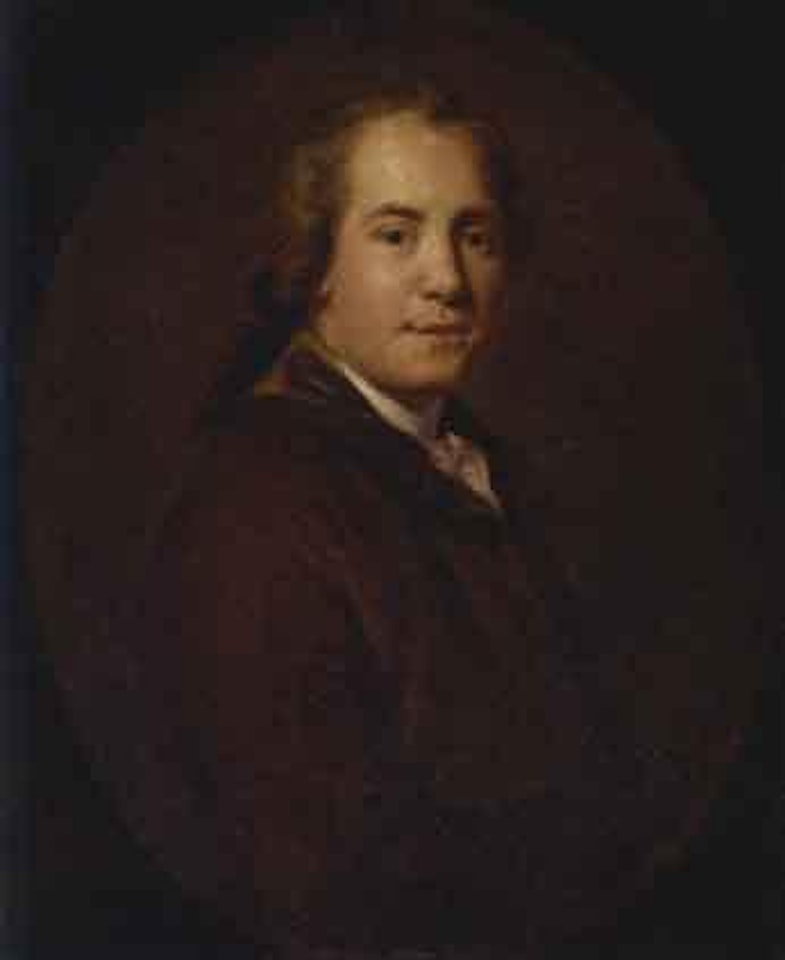 Portrait of a gentleman, traditionally identified as Edmund Burke by English School
