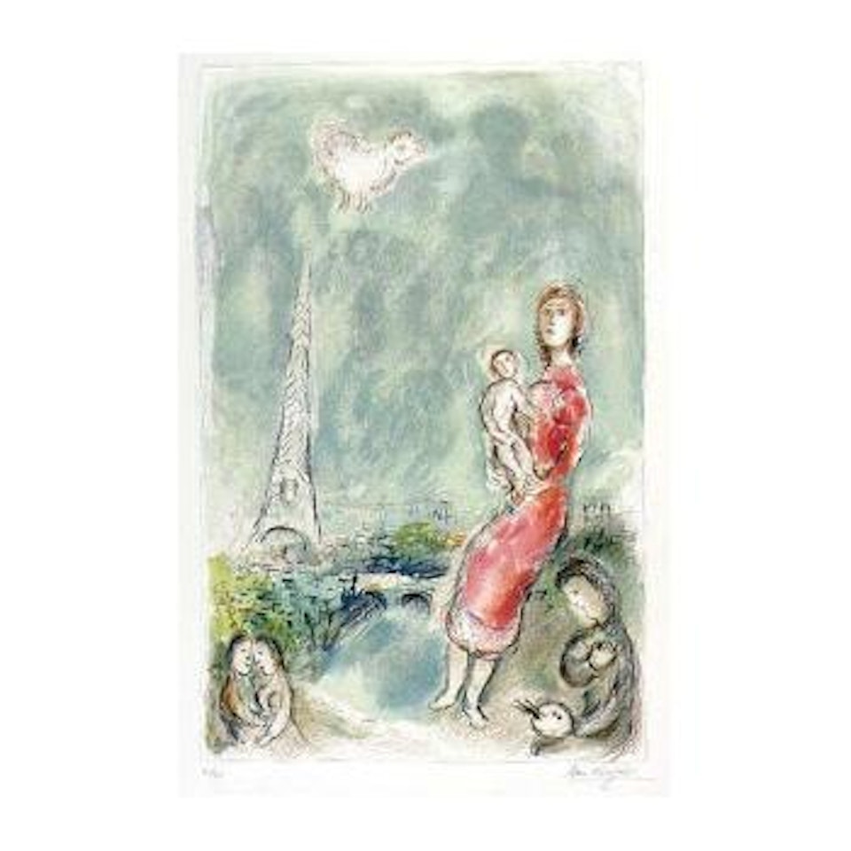 Red maternity by Marc Chagall