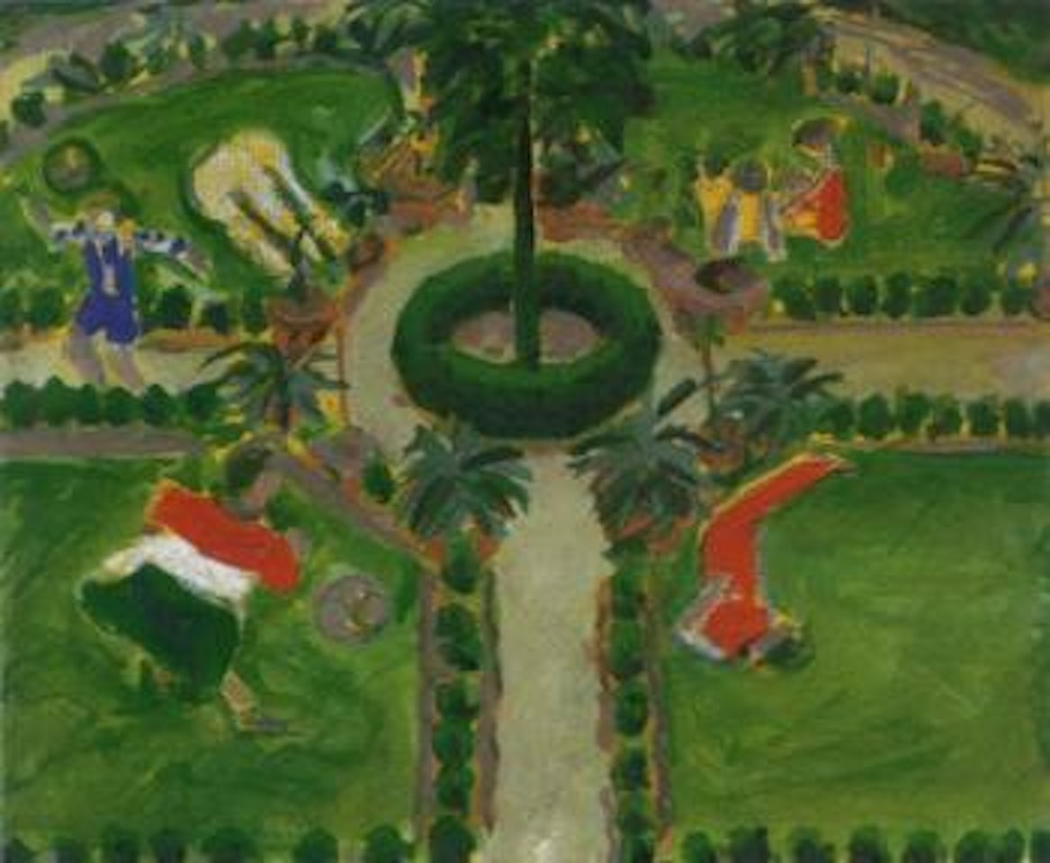 Children playing in park by Norbert Tadeusz