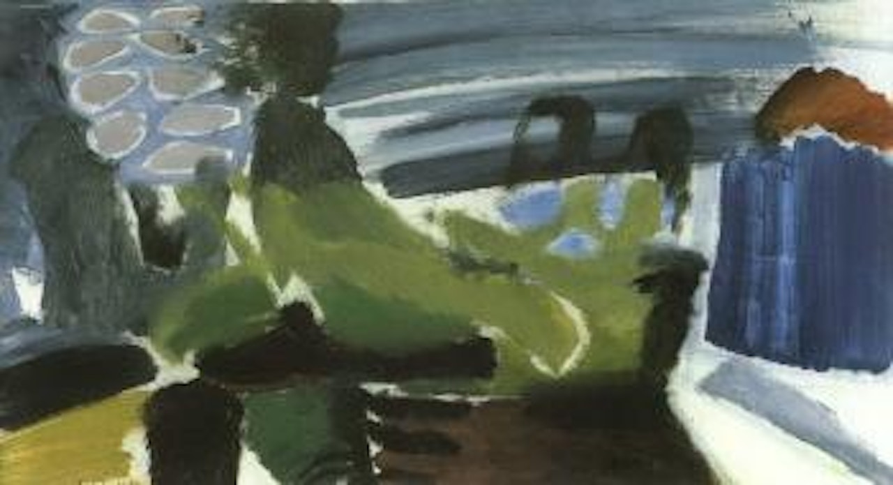 Remembering Andrew Marvell's a garden by Ivon Hitchens