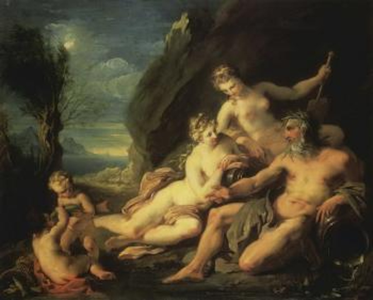 Neptune with sea nymphs by Charles-Joseph Natoire