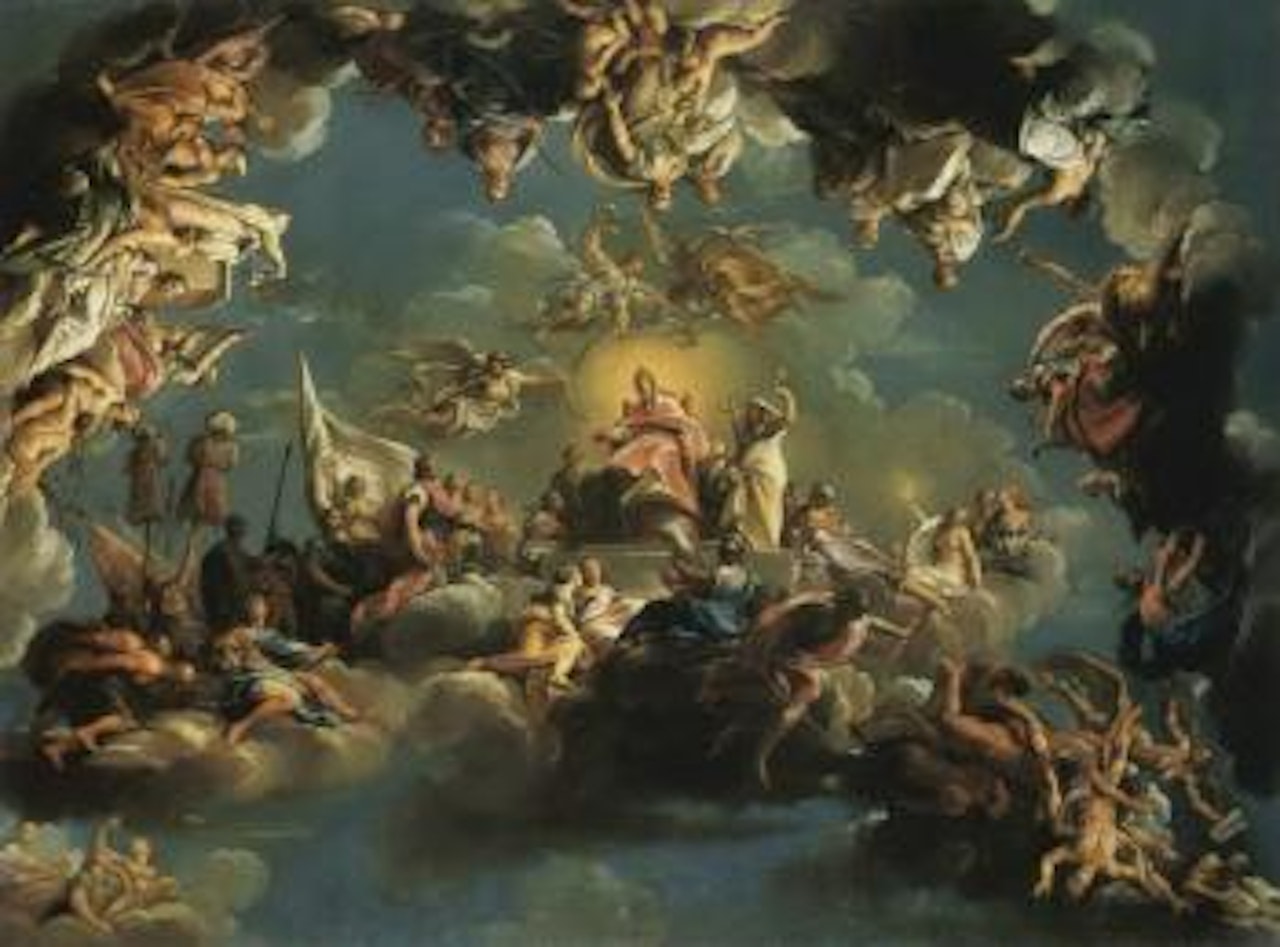 Apotheosis of Pope Martin V by Roman School
