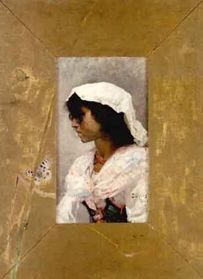 Gypsy woman by Bruno Liljefors