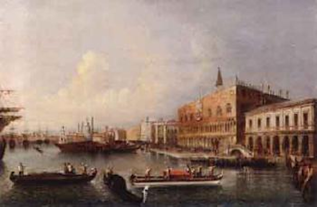 Doge's palace, Venice and the Riva degli Schiavoni by Michele Marieschi