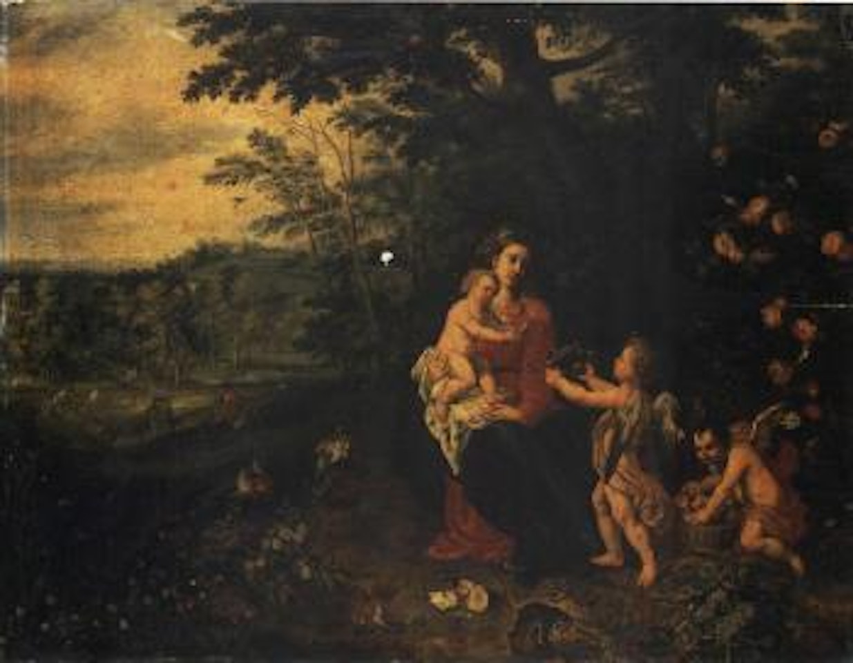 Rest on the Flight into Egypt by Jan Van Kessel The Elder