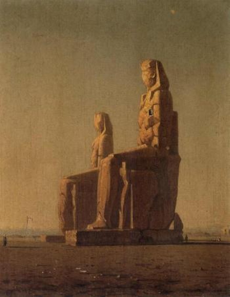 Statues of Mennon, at Thebes by Sanford Robinson Gifford