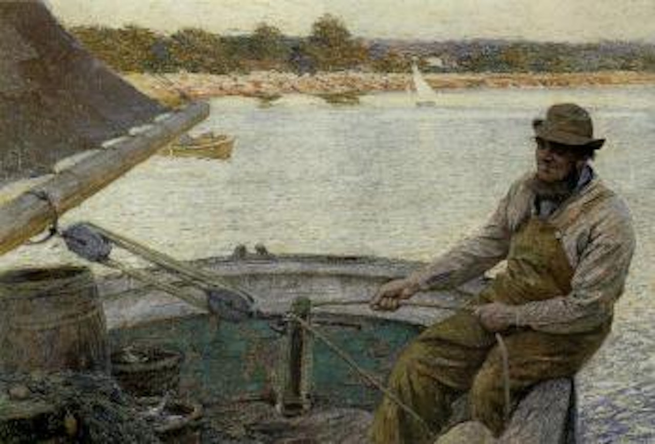 Fisherman's return, Gloucester by Edward Henry Potthast