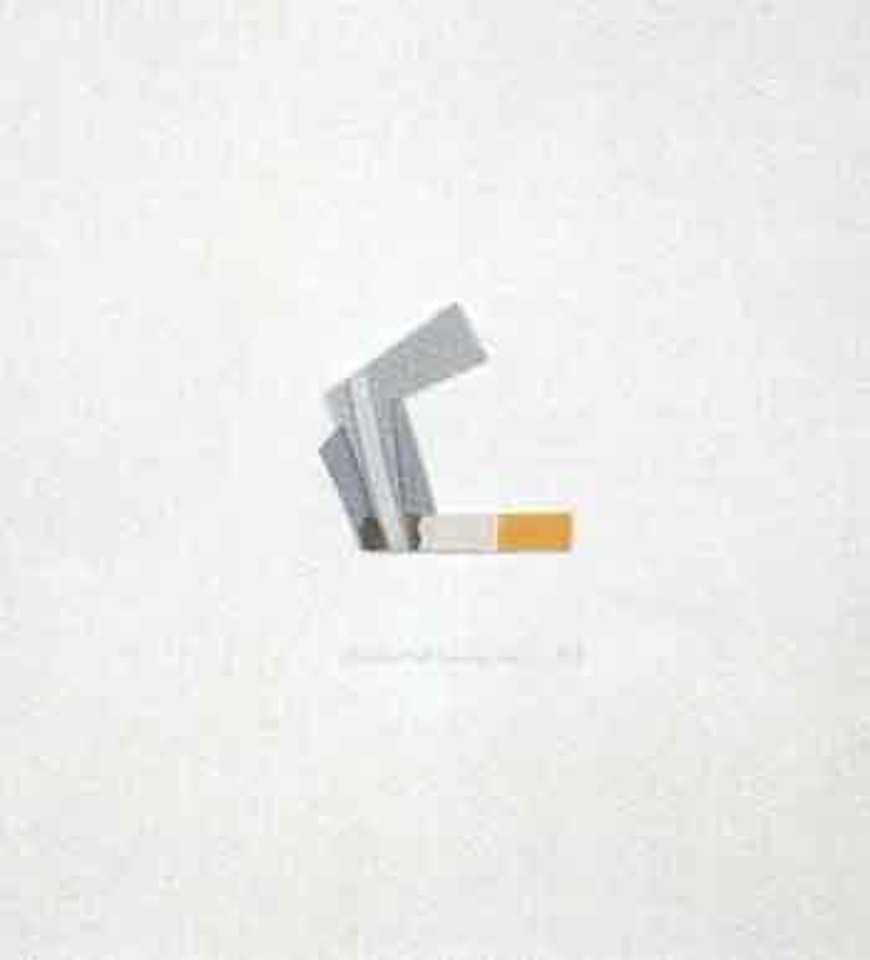 Smoking cigarette by Tom Wesselmann