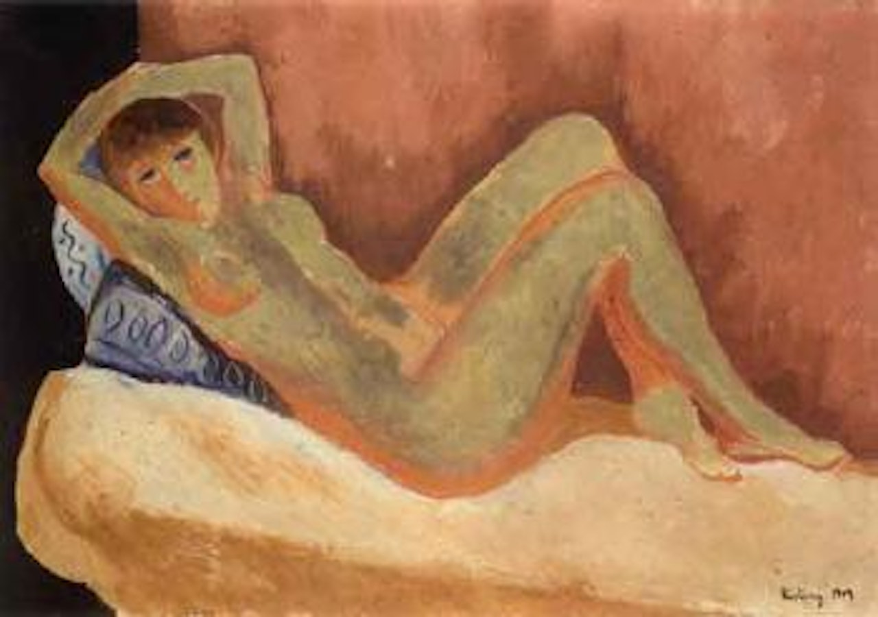Nu allonge by Moïse Kisling