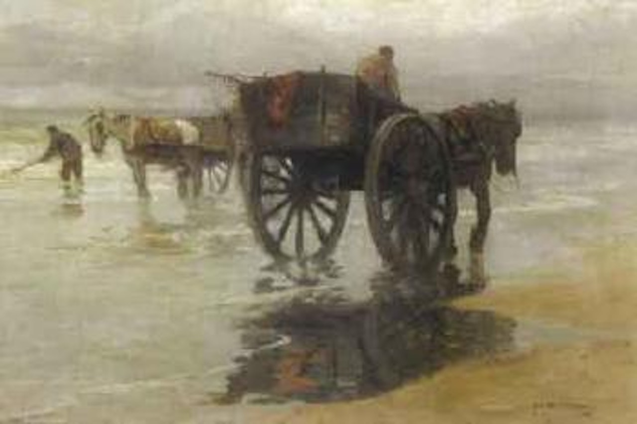 Oyster gatherers by William Ritschel