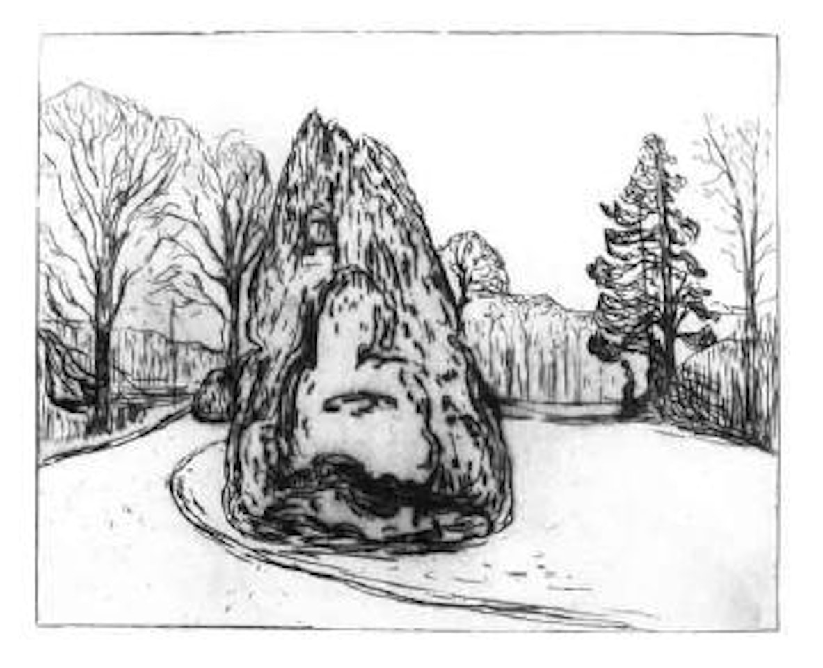 The garden by Edvard Munch