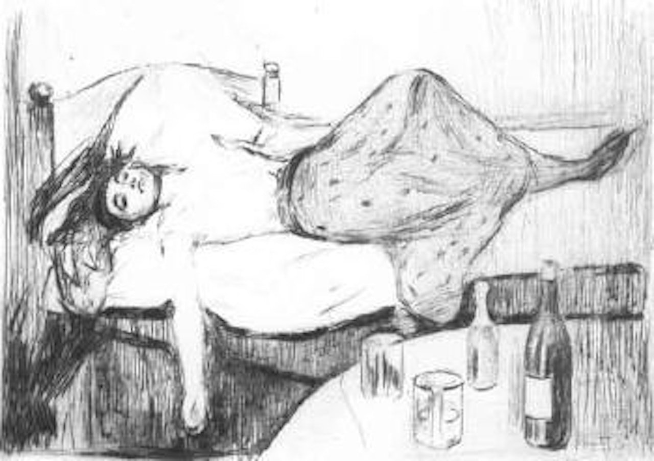 The day after by Edvard Munch