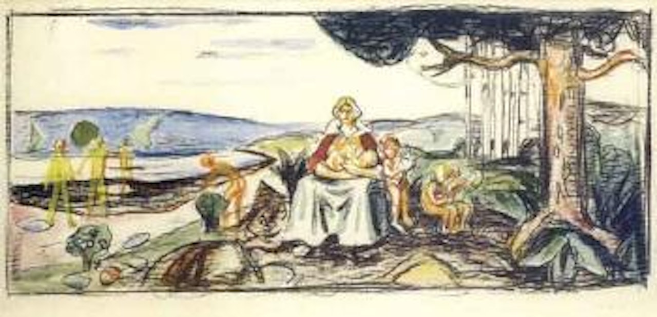 Alma Mater by Edvard Munch