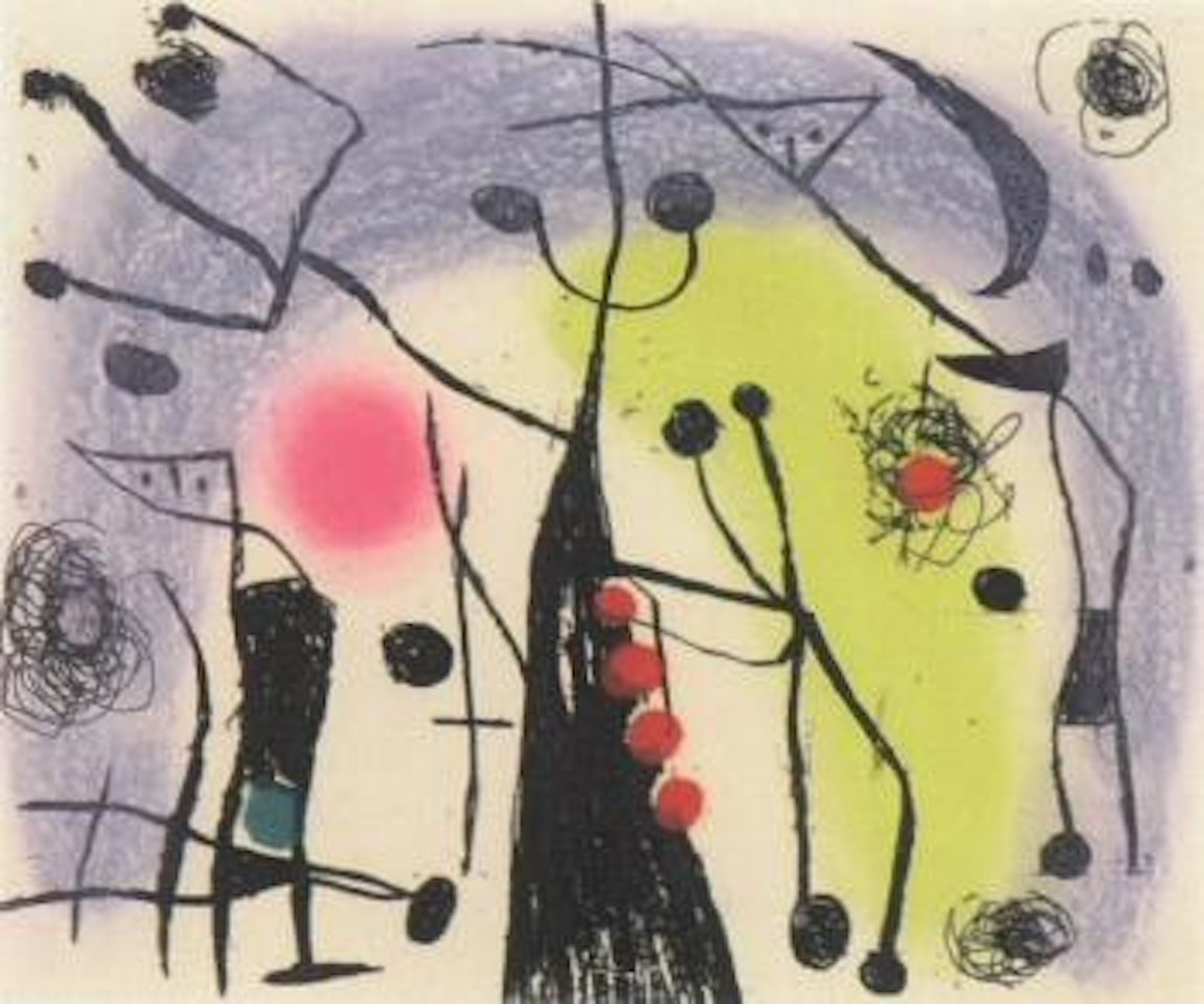 Les magdaleniens by Joan Miró