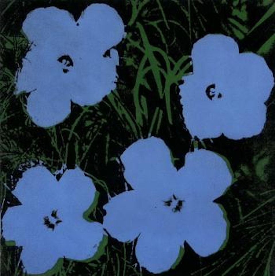 Two foot flowers by Andy Warhol