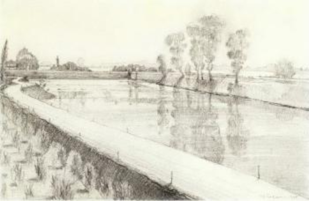Landscape by Wayne Thiebaud