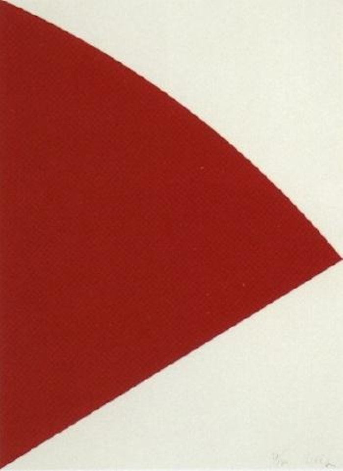 Red curve, for Joel by Ellsworth Kelly