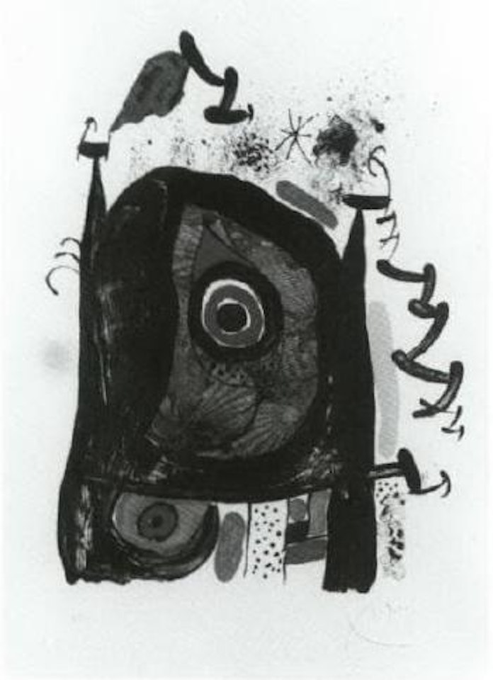 Compostella pilgrim by Joan Miró