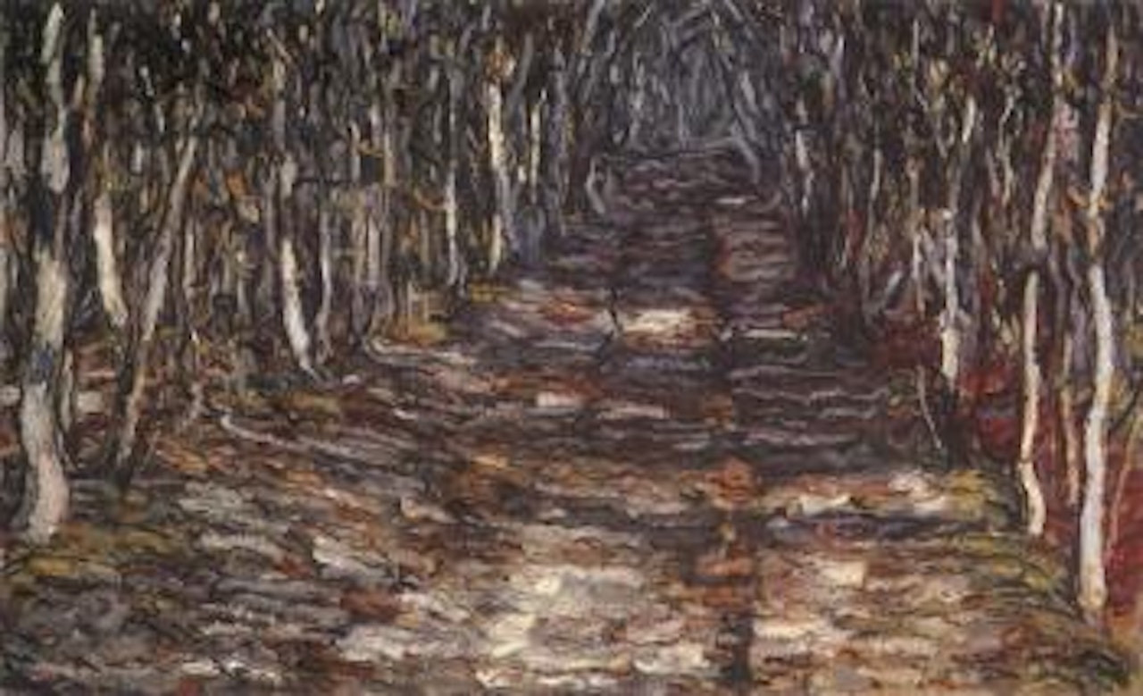 Forest path to Erling by Christian Rohlfs