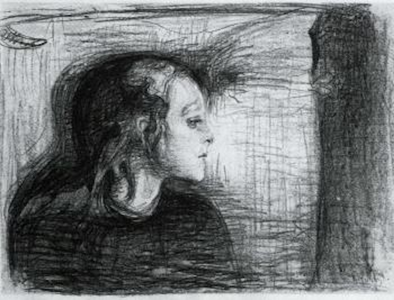 Das kranke kind by Edvard Munch