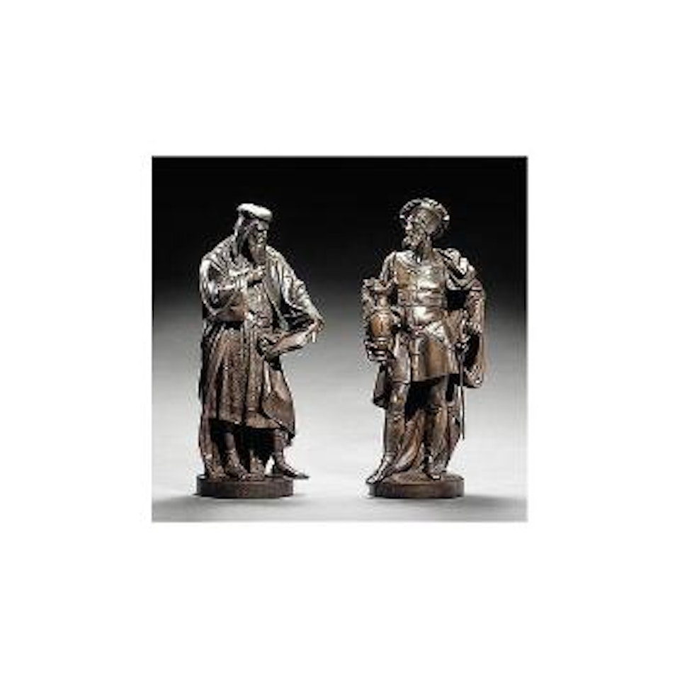 Benvenuto Cellini and Leonardo da Vinci by Albert-Ernest Carrier-Belleuse