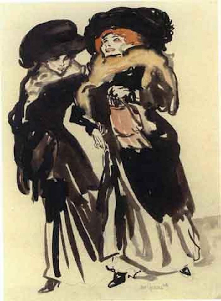 Two elegant ladies by Leo Gestel