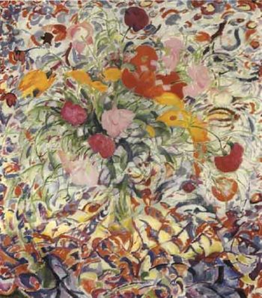 Still life with flowers by Leo Gestel