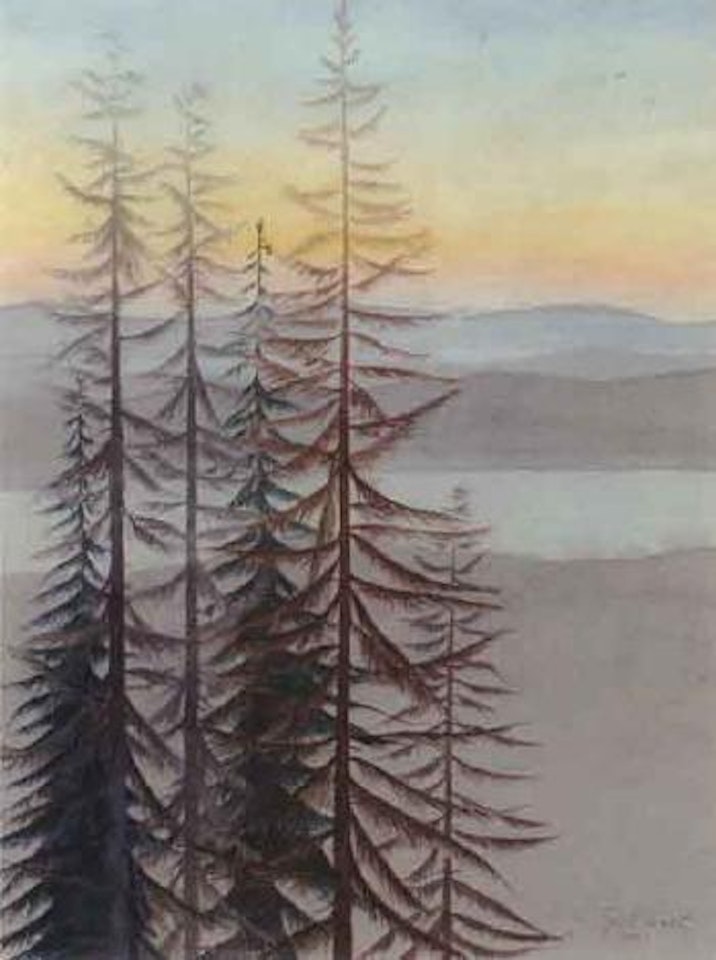 Landscape with furs by Léon Spilliaert